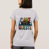 Cave Quests Adventure T-shirt ontwerp (Achterkant)