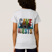 Cave Quests Vrouwen Avontuur Grafisch T-shirt (Achterkant)
