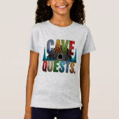 Cave Quests Vrouwen Avontuur Grafisch T-shirt (Voorkant)