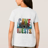 Cave Quests Vrouwen Avontuur Grafisch T-shirt (Achterkant)
