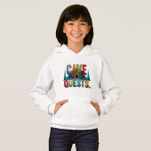 Cave Quests Vrouwen Avontuur Graphic hoodie (Voorkant volledig)