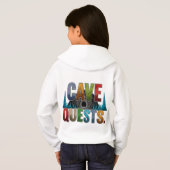 Cave Quests Vrouwen Avontuur Graphic hoodie (Achterkant volledig)