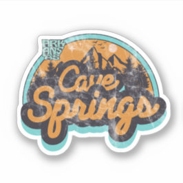 Cave Springs, Arkansas Sticker