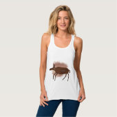 Cave Tekeningen Moeder Baby - Dieren Tanktop (Volledige Voorkant)
