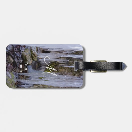 Cave Tunnel of Ice Bagagelabel (Achterkant horizontaal)