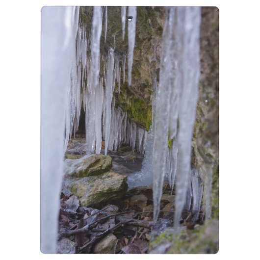 Cave Tunnel of Ice Klembord (Achterkant)