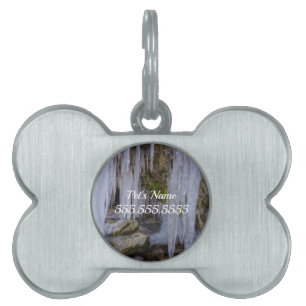 Cave Tunnel of Ice Pet Tag Huisdieren Naamplaatje