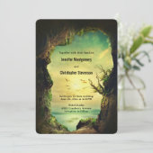 Cave vergeet een Tropisch Zee Schilderachtig huwel Kaart (Staand voorkant)