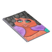 Cave Woman - Laptop - Zwart Notitieboek (Rechterzijde)