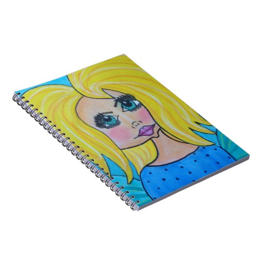 Cave Woman - Notebook - BLonde Notitieboek (Rechterzijde)