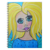 Cave Woman - Notebook - BLonde Notitieboek (Voorkant)