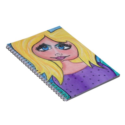 Cave Woman - Notebook - Blonde Notitieboek (Rechterzijde)