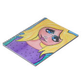 Cave Woman - Notebook - Blonde Notitieboek (Linkerzijde)