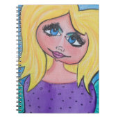 Cave Woman - Notebook - Blonde Notitieboek (Voorkant)