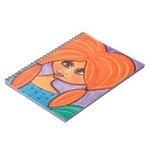 Cave Woman - Notebook - Oranje Notitieboek (Linkerzijde)