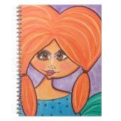 Cave Woman - Notebook - Oranje Notitieboek (Voorkant)