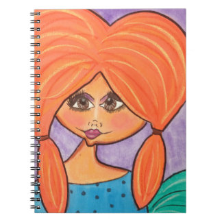 Cave Woman - Notebook - Oranje Notitieboek