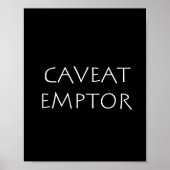 Caveat Emptor Poster (Voorkant)