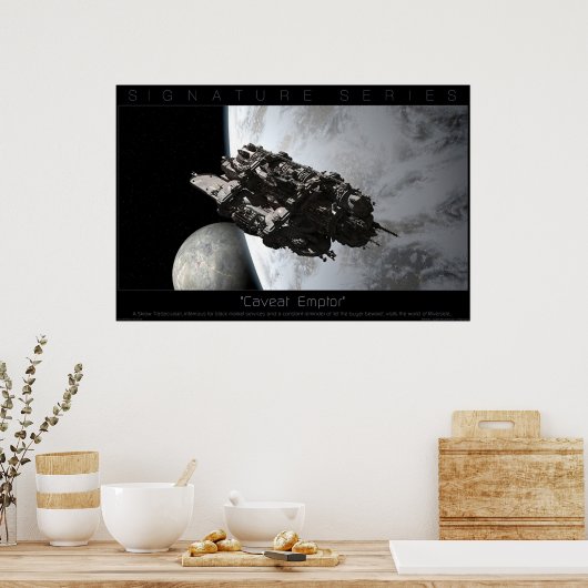 Caveat Emptor Poster (Keuken)