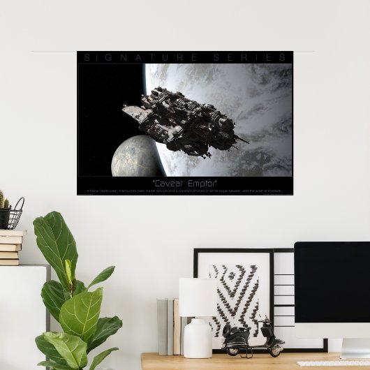 Caveat Emptor Poster (Thuiskantoor)