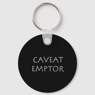 Caveat Emptor Sleutelhanger
