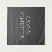 Caveat venditor wandkleed (Voorkant (horizontaal))