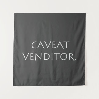 Caveat venditor wandkleed