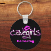 Cavegirl Sleutelhanger (Voorkant)