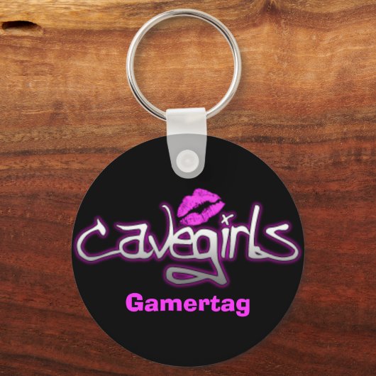 Cavegirl Sleutelhanger (Voorkant)
