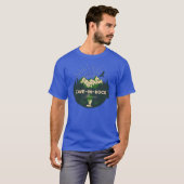 Cavein Rock State Park Illinois IL Badge Souvenir  T-shirt (Voorkant volledig)