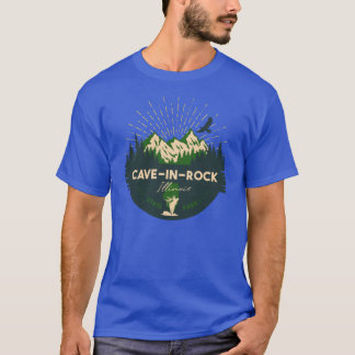 Cavein Rock State Park Illinois IL Badge Souvenir  T-shirt