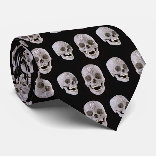 Caveira 01 stropdas (Opgerold)