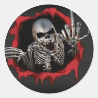 Caveira Maneira Ronde Sticker