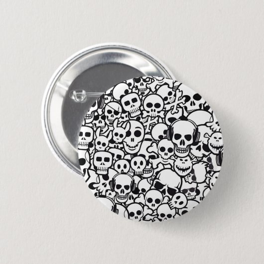 caveira ronde button 5,7 cm (Voorkant /achterkant)