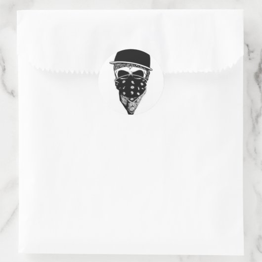 Caveira Ronde Sticker (Tas)