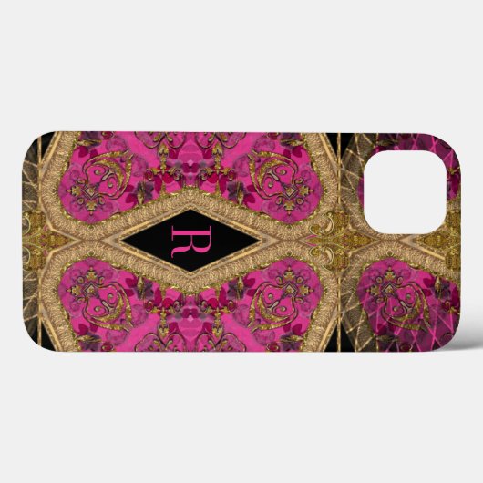 Cavelier Raye-monogram Case-Mate iPhone Case (Achterkant (horizontaal))