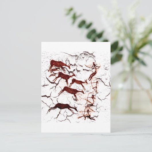 Caveman Art Briefkaart (Staand voorkant)