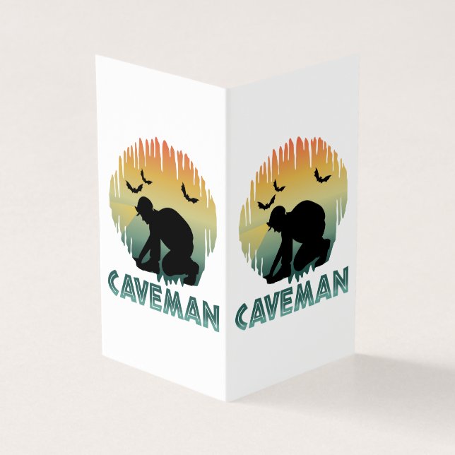 Caveman - Caver Speleology Kaart (Buitenkant)
