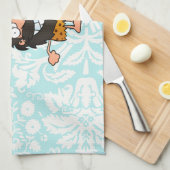 Caveman Cute Theedoek (Quarter Fold)