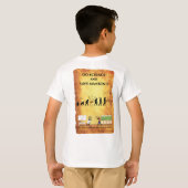 Caveman Doet Science Smart Gear kindershirt T-shirt (Achterkant volledig)