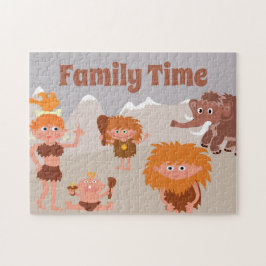 Caveman Family Time Puzzle Legpuzzel