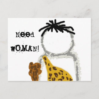 Caveman Ghost Briefkaart