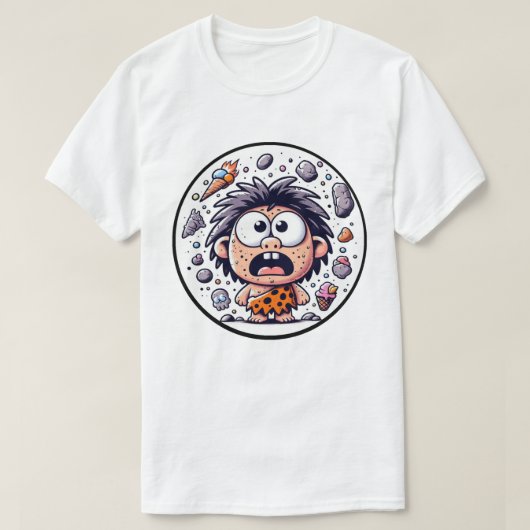 Caveman Ice Cream Chaos Men's T-Shirt (Design voorkant)