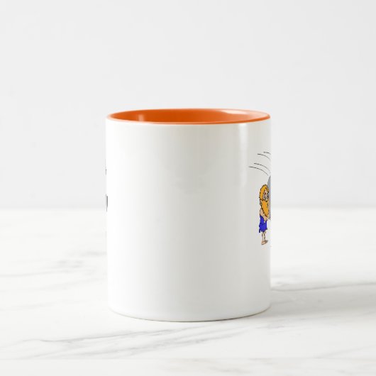 Caveman, ik Luv U Tweekleurige Koffiemok (Center)