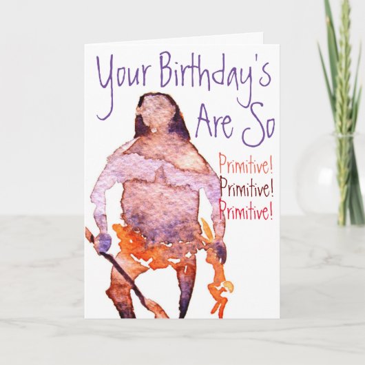 Caveman Kaart (Voorkant)