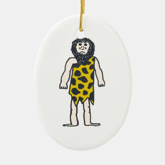 Caveman Keramisch Ornament (Voorkant)