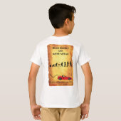 Caveman leest Books Smart Gear kinderen tshirt (Achterkant volledig)