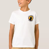 Caveman leest Books Smart Gear kinderen tshirt (Voorkant)