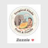 Caveman Mammoet Mango Ontdekking Sticker (Vel)