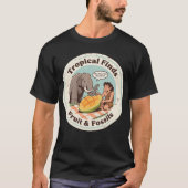 Caveman Mammoet Mango Ontdekking T-shirt (Voorkant)